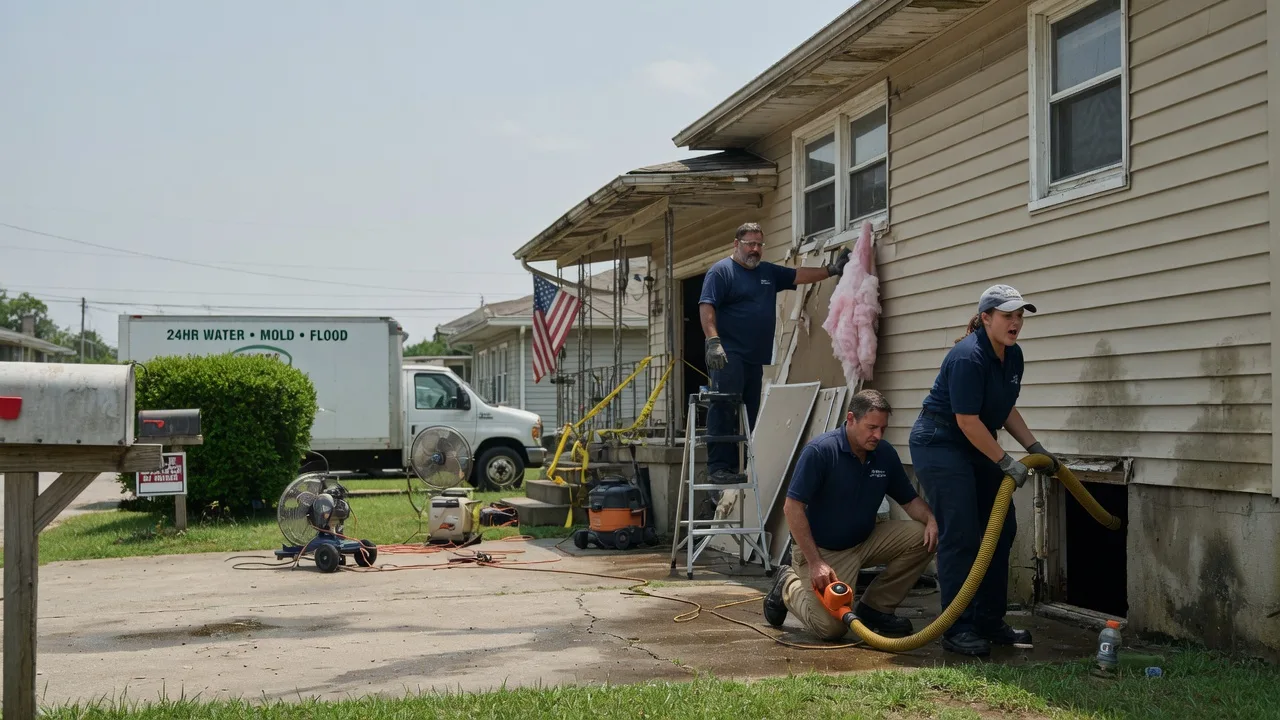 Water Damage Repair in Webbers Falls, OK near me
